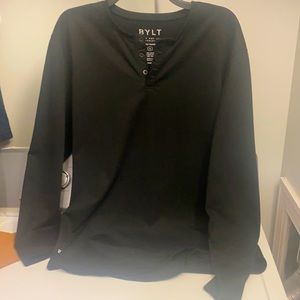 Bylt Basics Henley drop-cut long sleeve